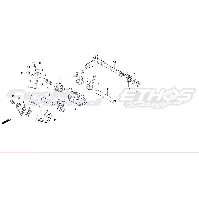 Switch美品 ホンダ（HONDA） 90451-155-000 ワッシャー,14MM HRC ホンダレーシング