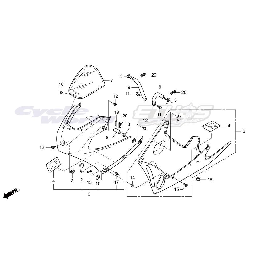 ホンダ（HONDA） 94201-25300 ピン,スプリット 2.5 HRC ホンダ