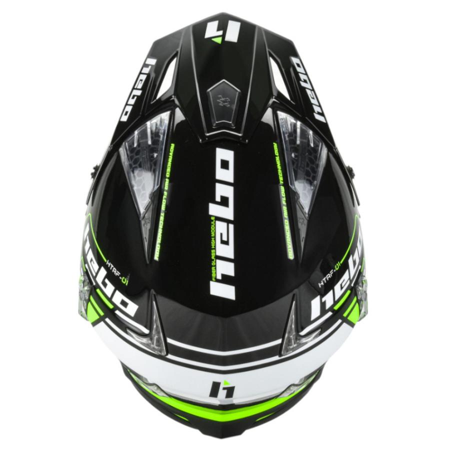 トライアルヘルメット ほぼ新品 Mfj公認 Hebo Zone4 エボ ゾーン4 ブラック M ついに入荷