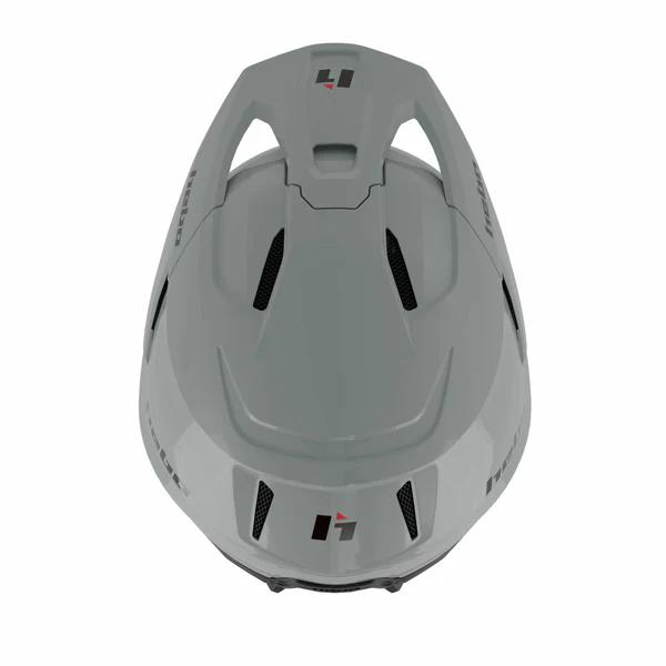 HC1031G ZONE PRO モノグレー HEBO エボ トライアルヘルメット MFJ公認