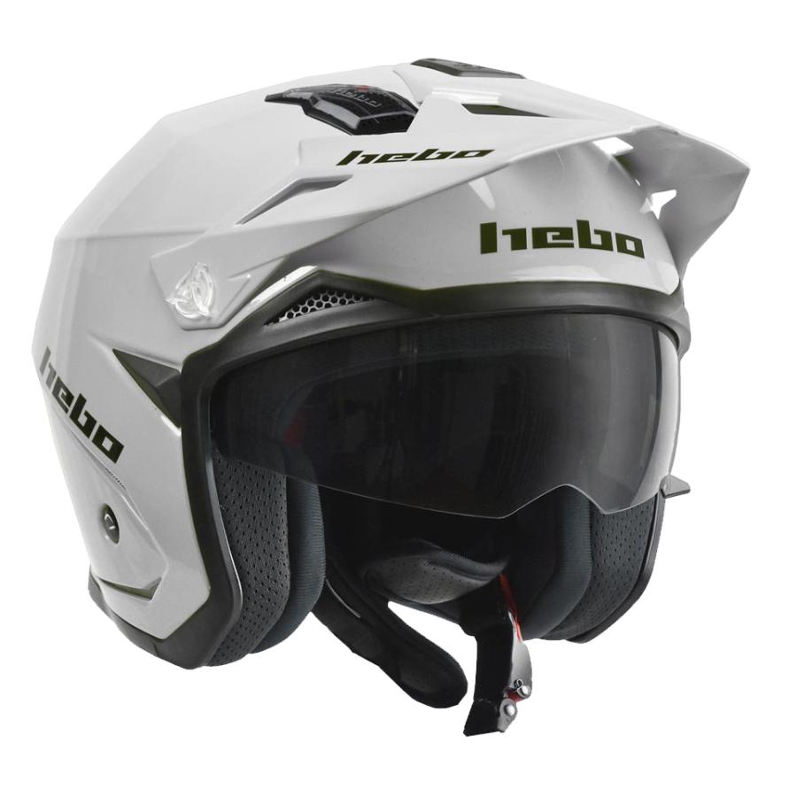 HC1122 ZONE5AIR HEBO エボ トライアルヘルメット 競技用公道走行不可 