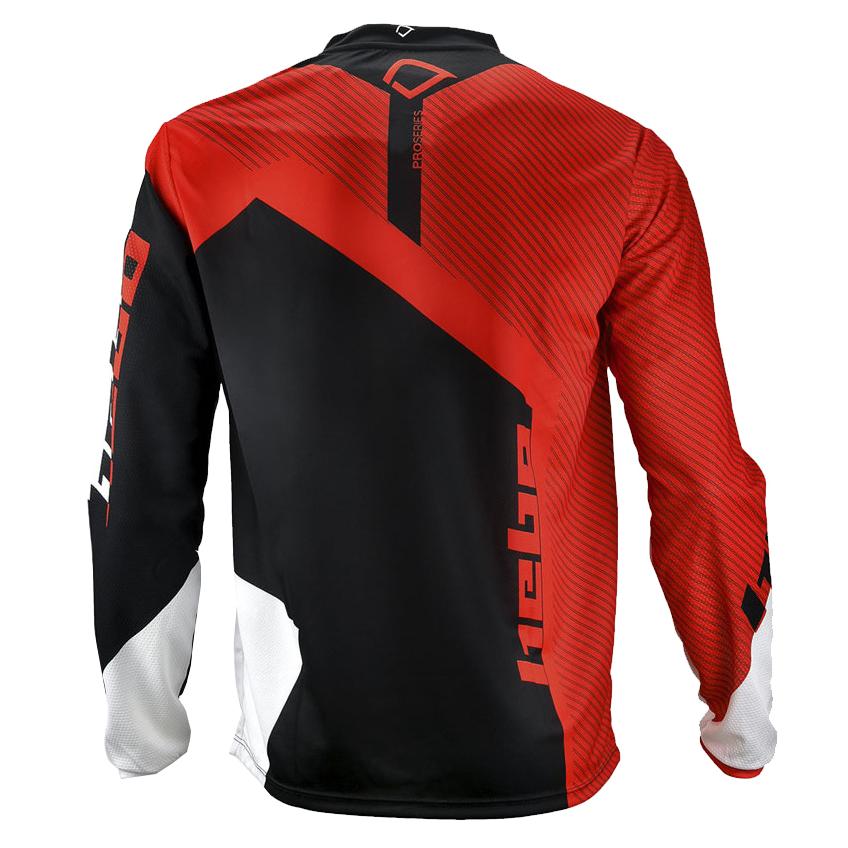 HE2182R PROジャージ レッド XL HEBO エボ トライアルジャージ