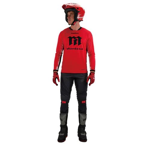 HE2190R HEBO MONTESA クラシックジャージ レッド : エトスデザイン