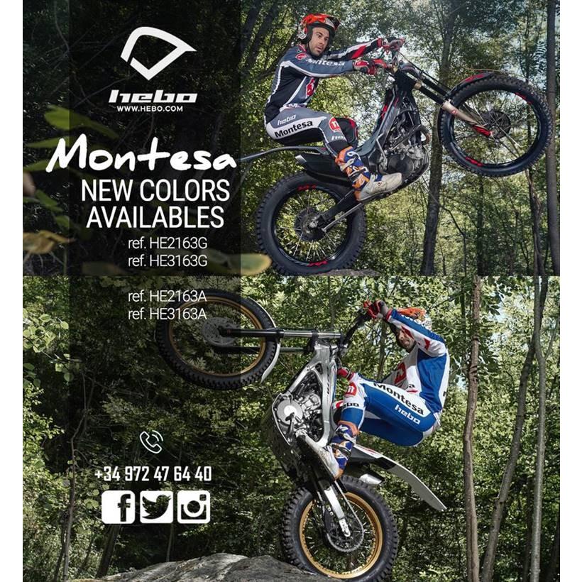 HE3163A　HEBO MONTESA リミテッドパンツ ブルー/ホワイト　限定発売_1