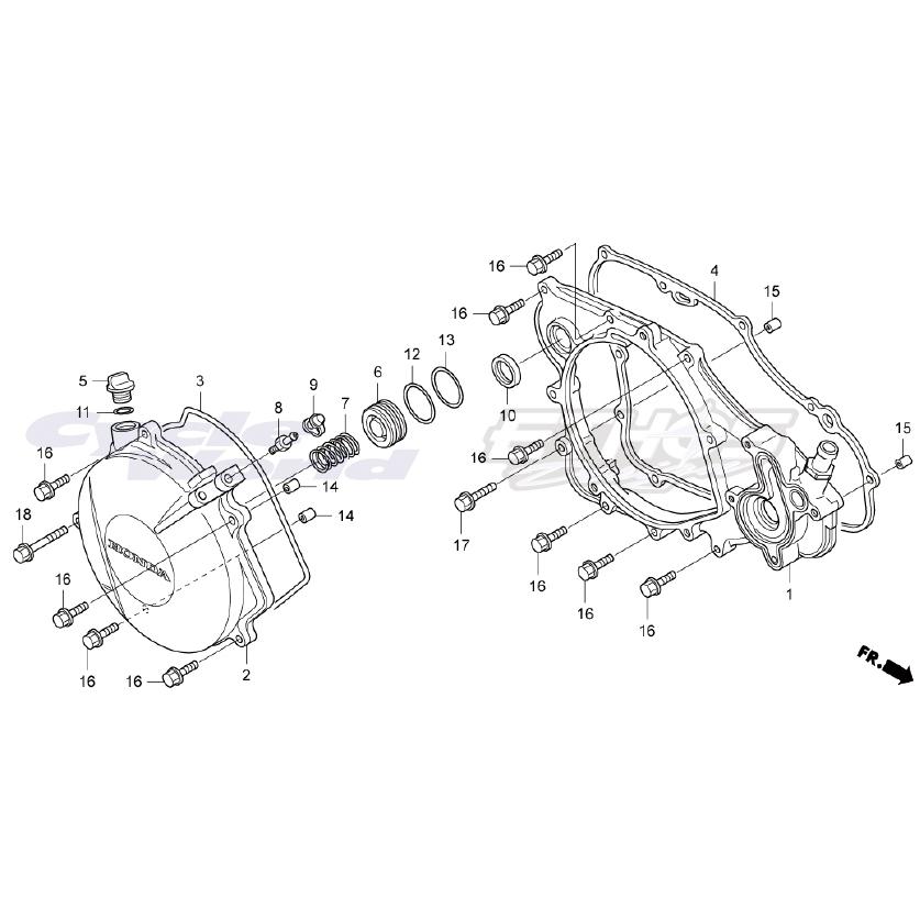 ヘダル ホンダ（HONDA） 91205-KA3-712 オイルシール,16.5X25X5 RTL300R 2017