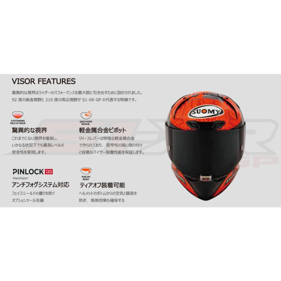 SUOMY SSX0009 S1-XR GP バニャイア ワールドチャンピオン SUOMY SSX0009 S1-XR GP バニャイア ワールドチャンピオン