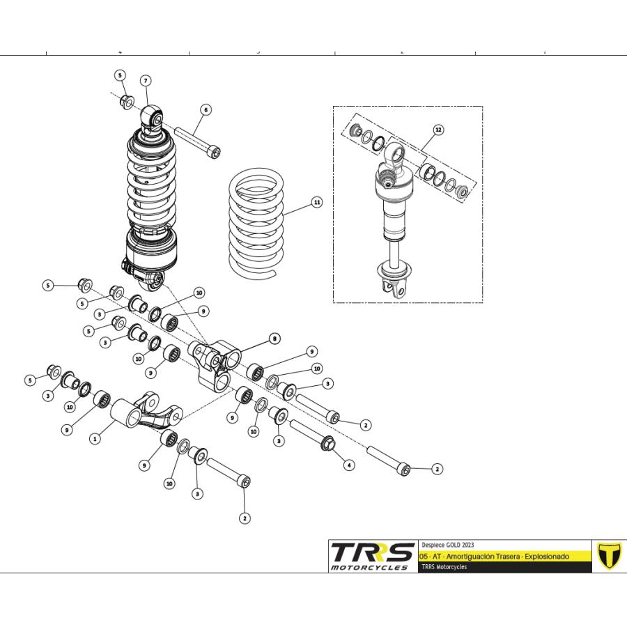 05008TR100 DAMPER REIGER RAGA REPLICA HYDROSTOP TRRS GOLD : エトス