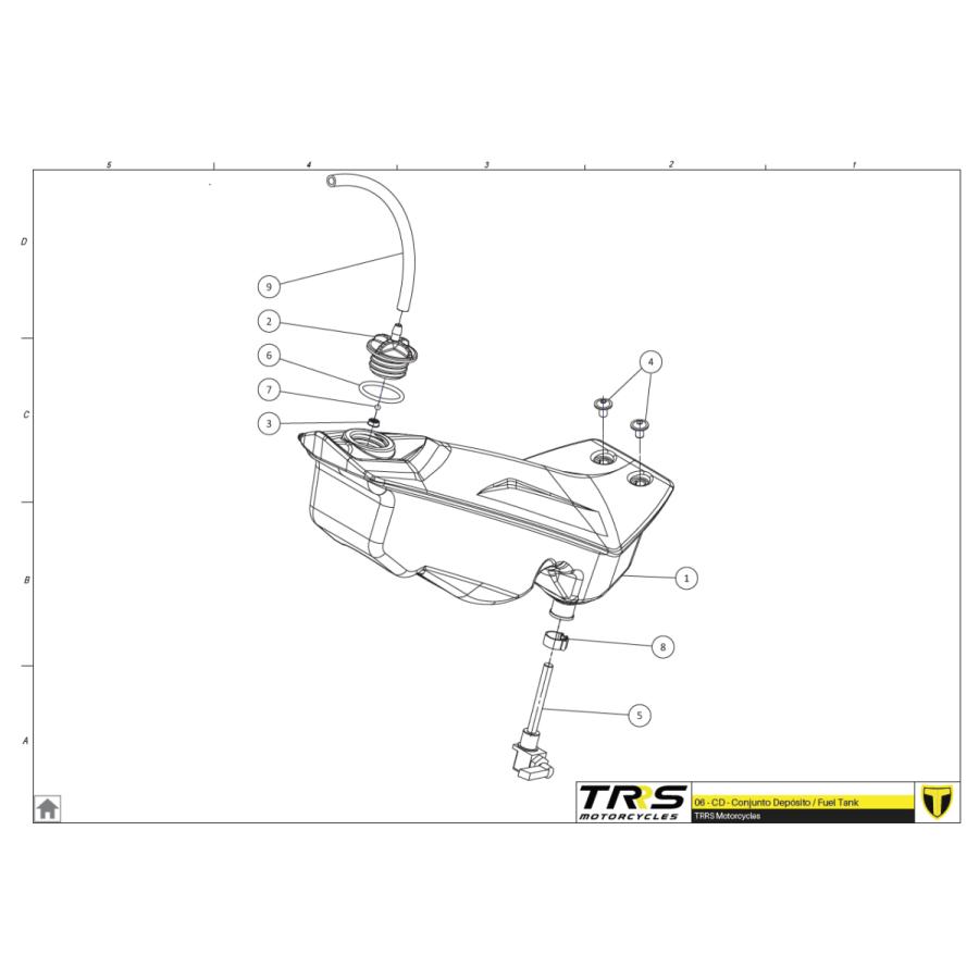 06003TR101 フューエルタンク TRRS ラガレーシング : エトスデザイン