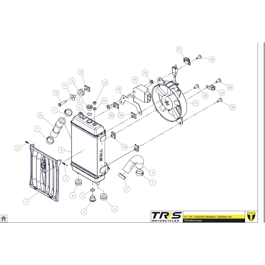 13012TR100 ウォーターホース,レッドシリコン (シリンダー＆ラジエター