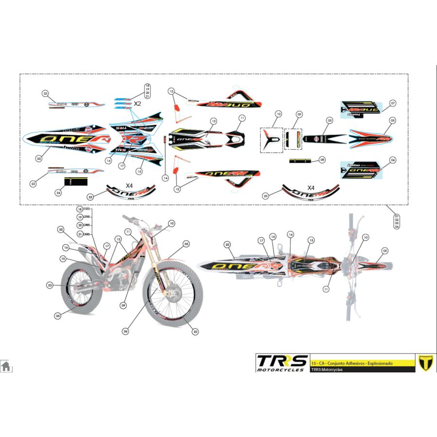 15072TR112 ステッカー,フィルターボックスサイド 2020RR TRRS ラガ