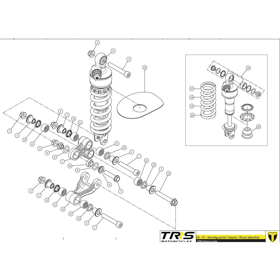 70515 BUMP-STOP REIGER SHOCK TRRS ラガレーシング : エトスデザイン