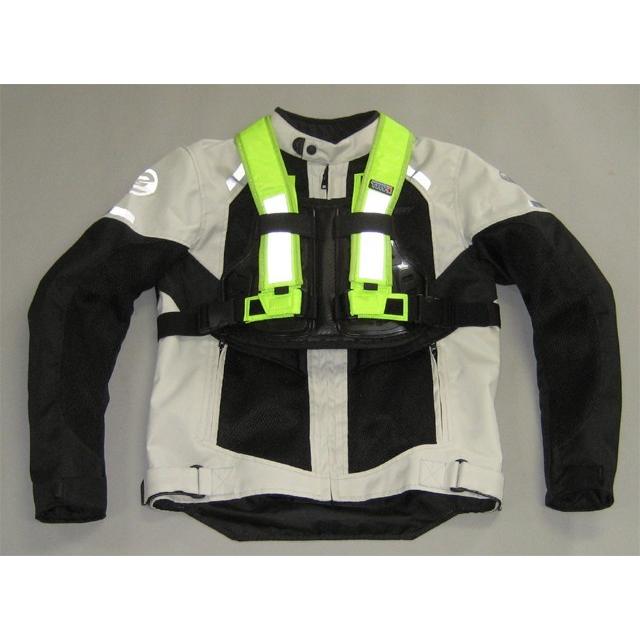 訳あり TRP001 TRY1 セイフティプロテクトVベスト 蛍光 チェストプロテクター 胸部パッド 装着簡単 バイク便、新聞配達、宅配業者様にもおすすめ | ETHOS | 02