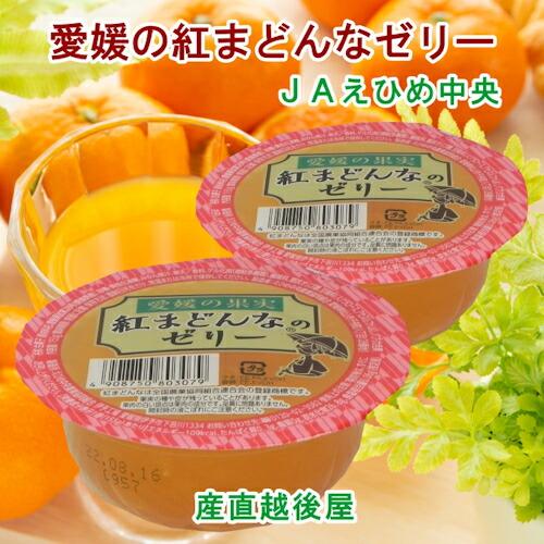 愛媛県の農協 JAえひめ中央 愛媛の果実 紅まどんなカップゼリー 155g