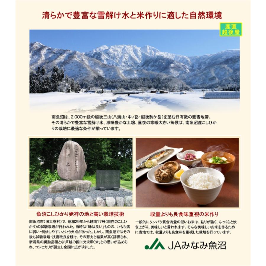 コシヒカリ 令和7年産 南魚沼産 30kg 玄米 新潟県 南魚沼 JAみなみ