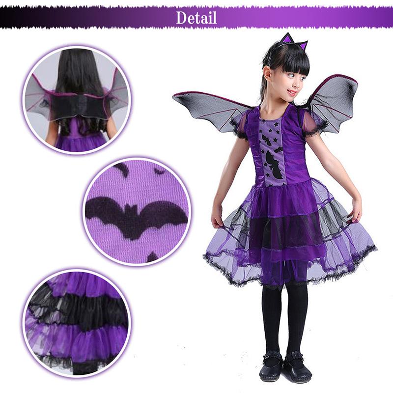 ハロウィン 衣装 子供 女の子 コウモリ 魔女 悪魔 コスプレ ハロウィン
