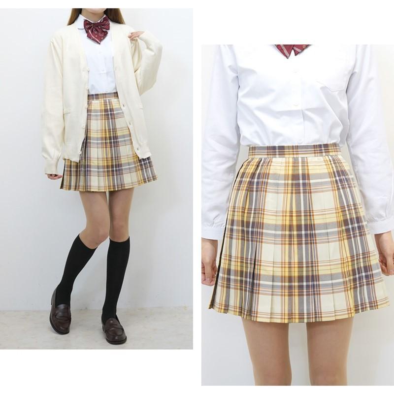 制服 スカート 制服スカート チェック コスプレ グレー スクール