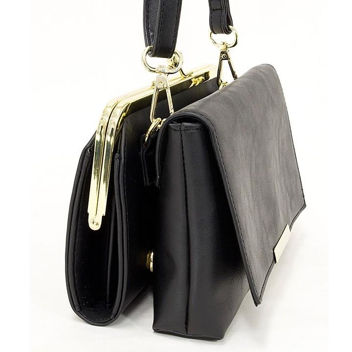 お財布バッグ ショルダー レディース レザー調お財布 ポシェット