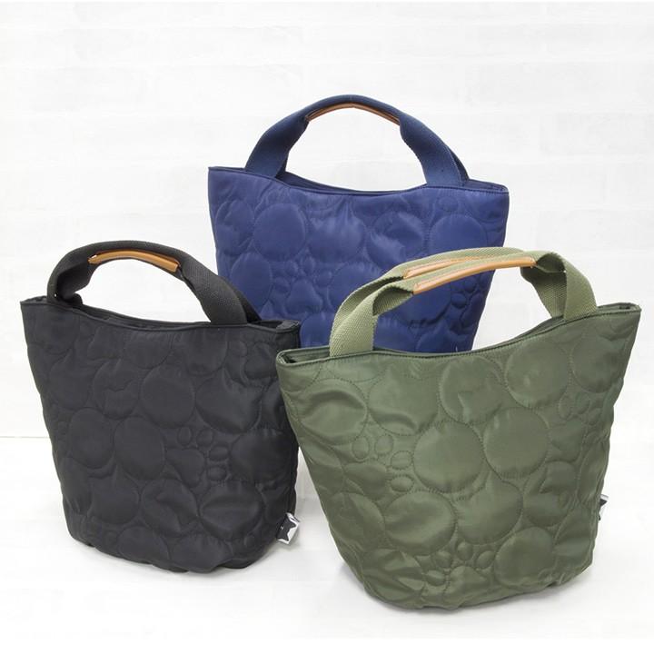 猫柄 キルティング 2WAY トートバッグ ショルダーバッグ