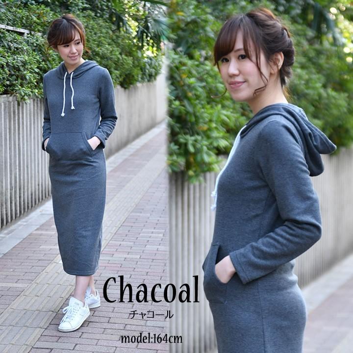 新品未使用‼️ PEARLY GATES ロングパーカー　ワンピース　 裏起毛 裏起毛 ロングパーカー レディース スウェットワンピース フード付 裏