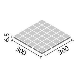 カラコンモザイクSカラー　50mm角紙張り　CCN-155　LIXIL　INAX　65　タイル