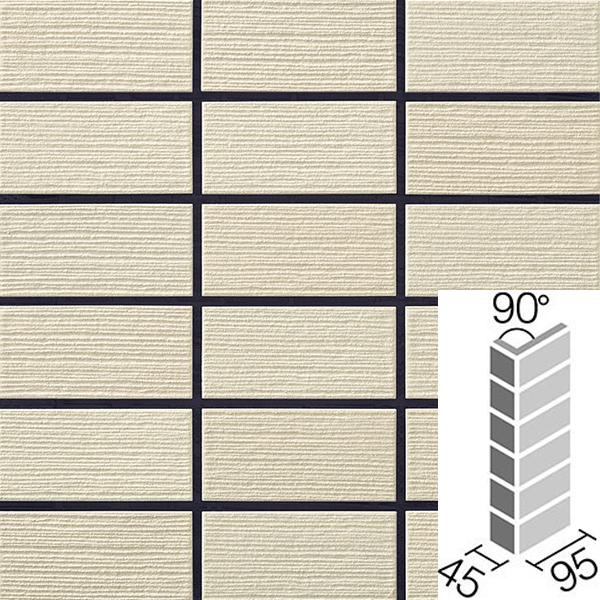 バレット 90°曲紙張り COM-A255 90-14 VAL-4　  LIXIL INAX タイル