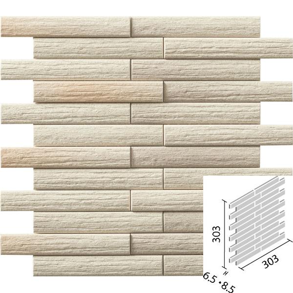 エコカラット エコカラットプラス カームウッド 25×151角ネット張り