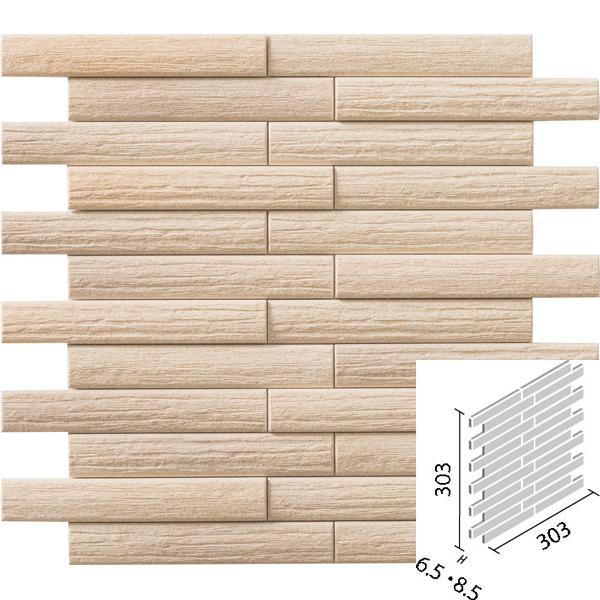 エコカラット エコカラットプラス カームウッド 25×151角ネット張り 