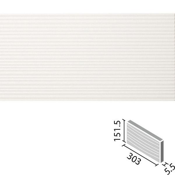 エコカラットプラス　グラナス　ラシャ　タイル(5ケース)　303×151角調整用平　LIXIL　ホワイト　ECP-315　INAX　RAX1A