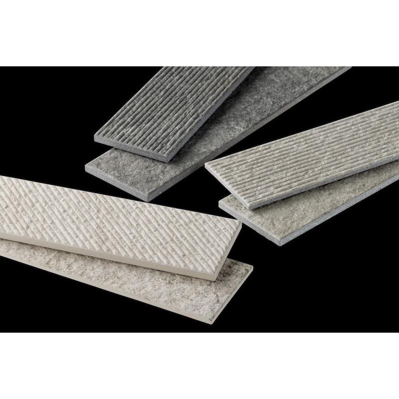 エコカラット リブスレート 303×75角平 ECP-375/RSL2 グレー エコ