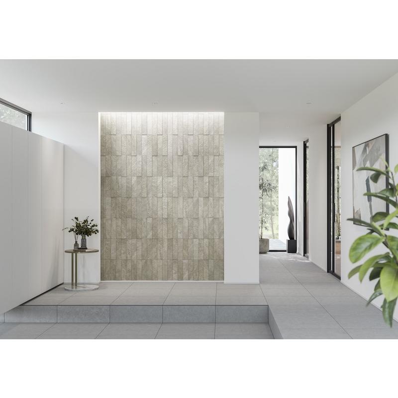 エコカラット リブスレート 303×75角平 ECP-375/RSL2 グレー エコ