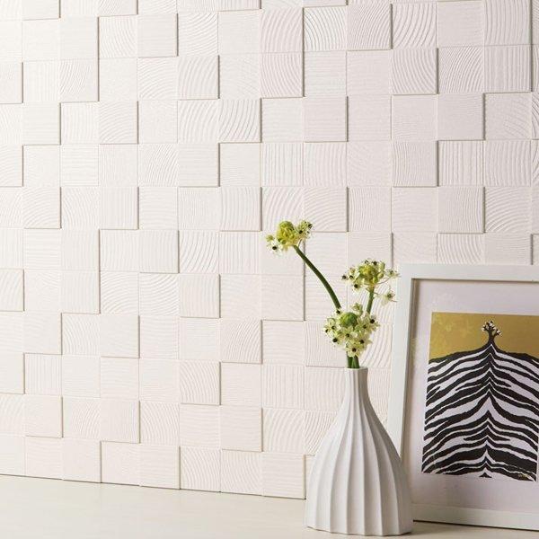 エコカラットプラスパールマスクII 60角ネット張り ECP-60NET/PMK11 パールホワイト タイル(10ケース)　/ LIXIL INAX