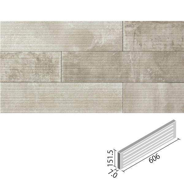 エコカラットプラス ラフセメント 606×151角平(リブ面) ECP-615/RGC1A
