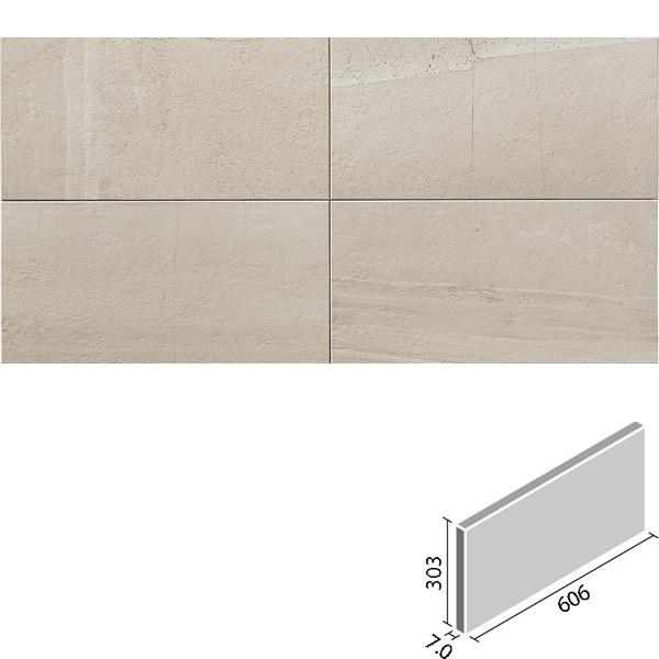 エコカラットプラス　ストーングレース　606×303角平　ベージュ　タイル(5ケース)　LIXIL　STG2N　ECP-630　INAX