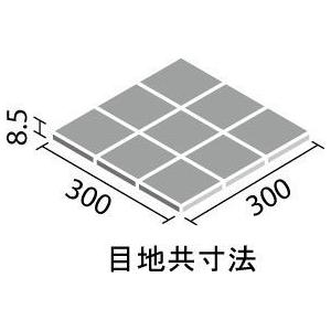 LIXIL（リクシル） ミスティフロアキラミックS 100mm角ネット張り NPKC