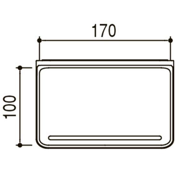 LIXIL 風呂 マグネットシェルフ 収納棚 幅18cm ホワイト 白 NT-180A(11