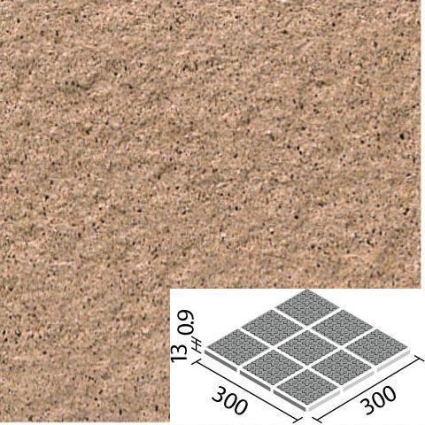 ピアッツア OXシリーズ 100mm角歩道用スロープ裏ネット張り（Fパターン） PI-100NET/10F　/ LIXIL INAX 外装床タイル 屋外床
