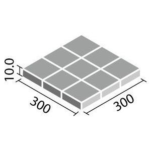 LIXIL（リクシル） 厨房用床タイル 100mm角裏ネット張り PSN-100NET/1N