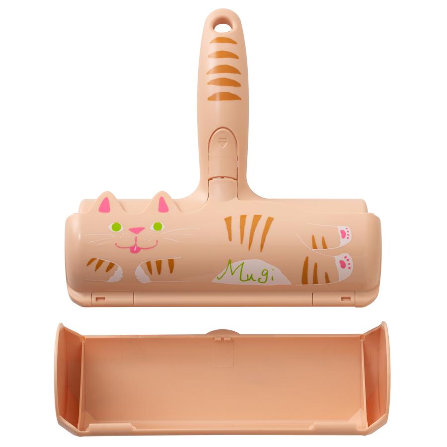 送料無料】ぱくぱくローラーMugi（ムギ）茶トラ 猫 抜け毛 ブラシ