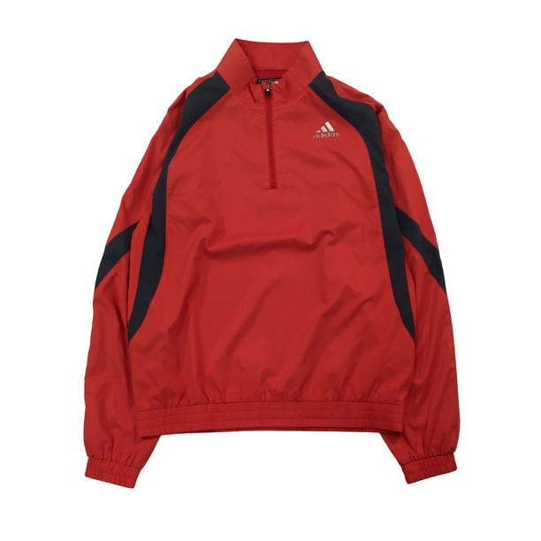 adidas 2302F-201 メンズ アディダス レッド ジャージトラックジャケット S 三本線 ゴルフ【送料一律！800円】 : ETN ...