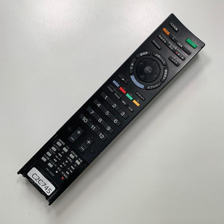 C2C745 【送料２５０円】 TV リモコン / SONY ソニー RM-JD018 動作確認済み★即発送★ テレビ |  | 01