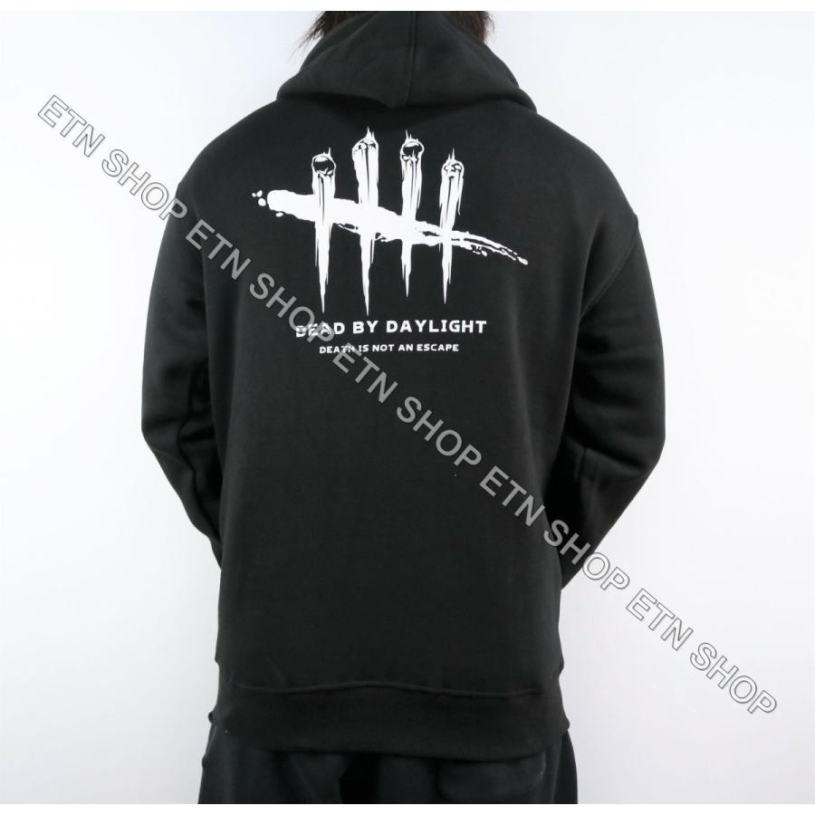 Dbd デッドバイディライト パーカー 袖プリント ロゴ メンズ フード フルジップ ブラック 黒 Dead By Dylight Ap2 Etn Shop 通販 Yahoo ショッピング