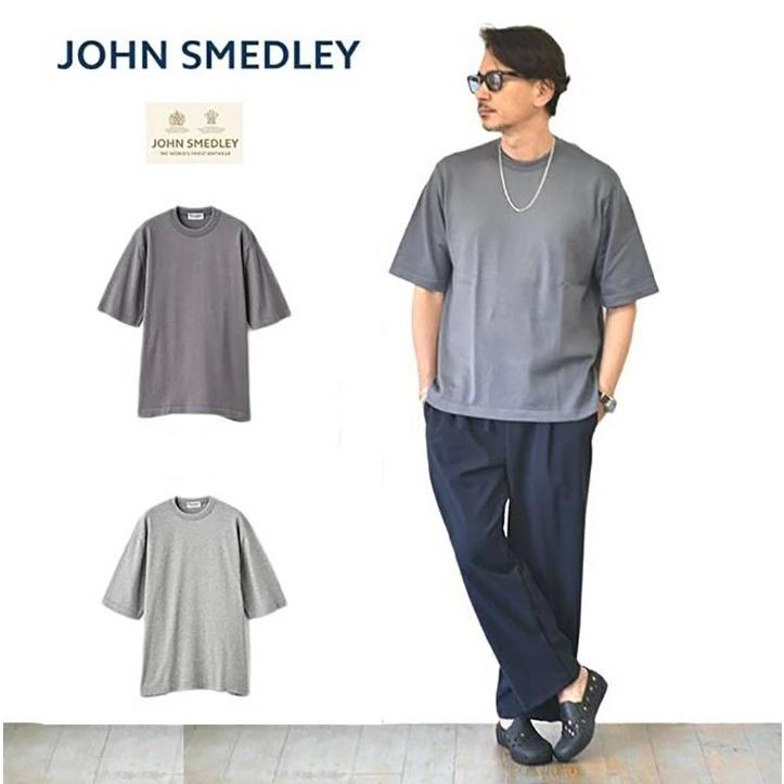 JOHN SMEDLEY（ジョンスメドレー） TINDALL メンズ 24G 半袖 クルー