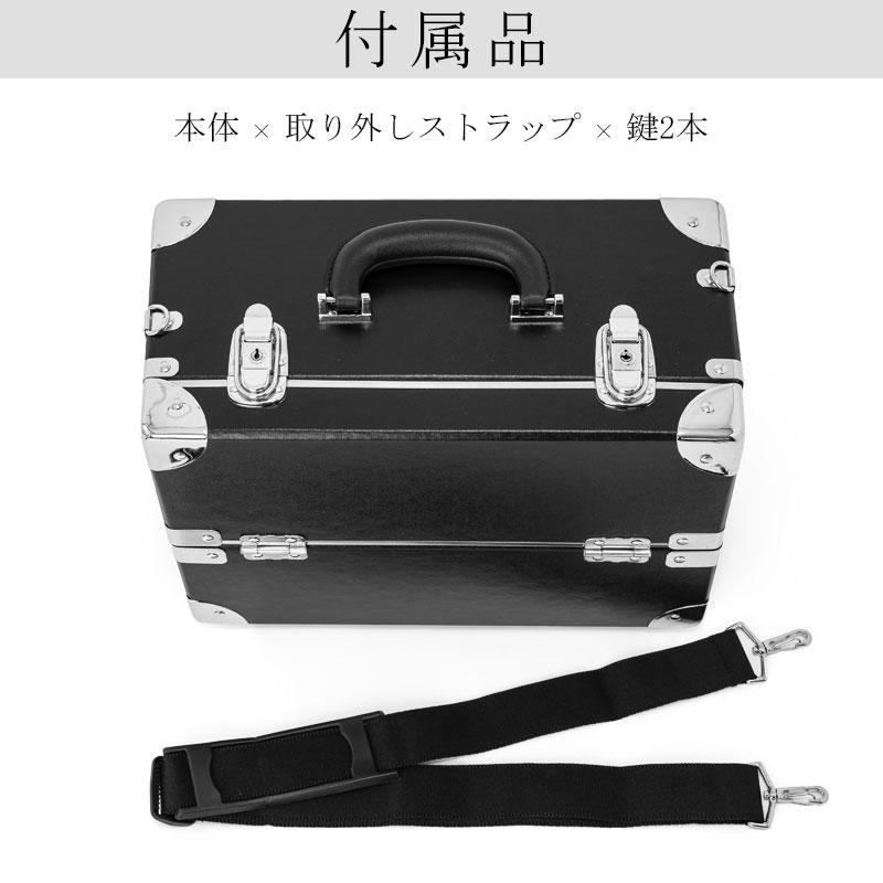 メイクボックス 小型 大容量 ショルダー プロ用 プロ 化粧箱 コスメ
