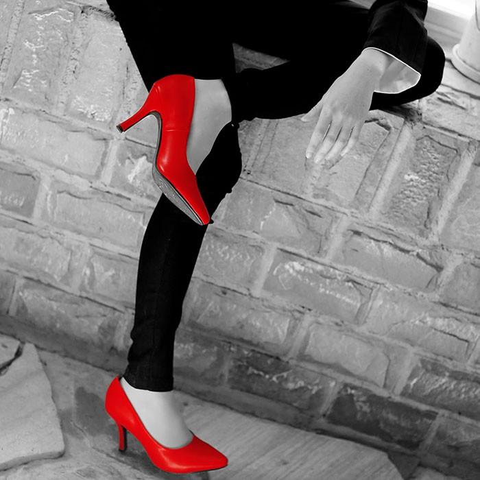 t*m様 アートデザイン アクリル バック　ヴィンテージ　赤いハイヒール パンプス 赤 結婚式 二次会 パーティー ハイヒール ピンヒール