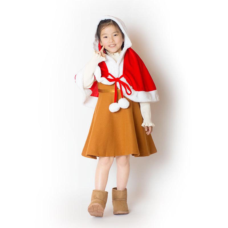売り尽くしセール80％オフ】サンタ コスプレ ポンチョ コス ケープ