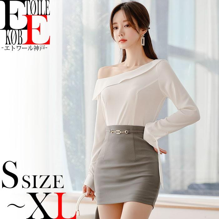 セットアップ アンサンブル 上品 大きめ 長袖 ブラウス 膝丈 タイト 韓国 レディース 白 春 春夏 夏 おしゃれ エトワール神戸 G12ks5 4947 エトワール神戸 通販 Yahoo ショッピング