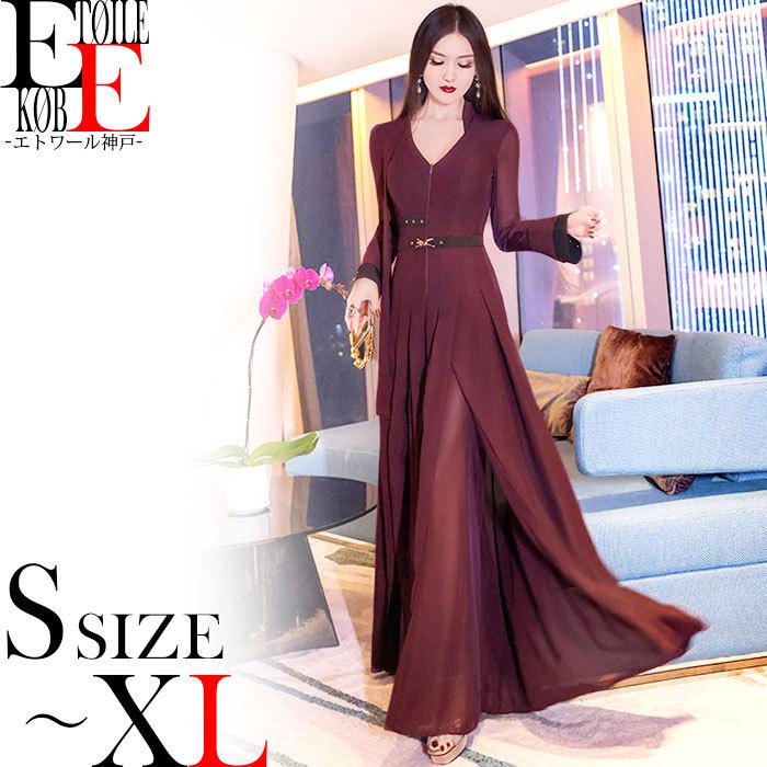 ワンピース ロング オールインワン フレア 長袖 シースルー ドレス ステージ 舞台 衣装 ダンス パンツ クラブ ラウンジ 韓国 春 夏 春夏 J07vj1 406 エトワール神戸 通販 Yahoo ショッピング