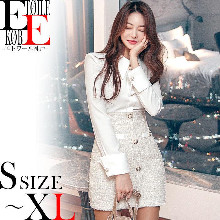 ワンピース セクシー ショート ミニ タイト タイトミニ 長袖 キャバ スナック 白 韓国 秋 冬 秋冬 J08ks6 67 エトワール神戸 通販 Yahoo ショッピング