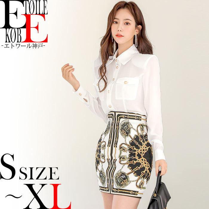 長袖ショートブラウス スレンダーミニスカート セットアップ 白 韓国ドレス 韓国ファッション レディース 秋 冬 秋冬 J10ks7 3346 エトワール神戸 通販 Yahoo ショッピング