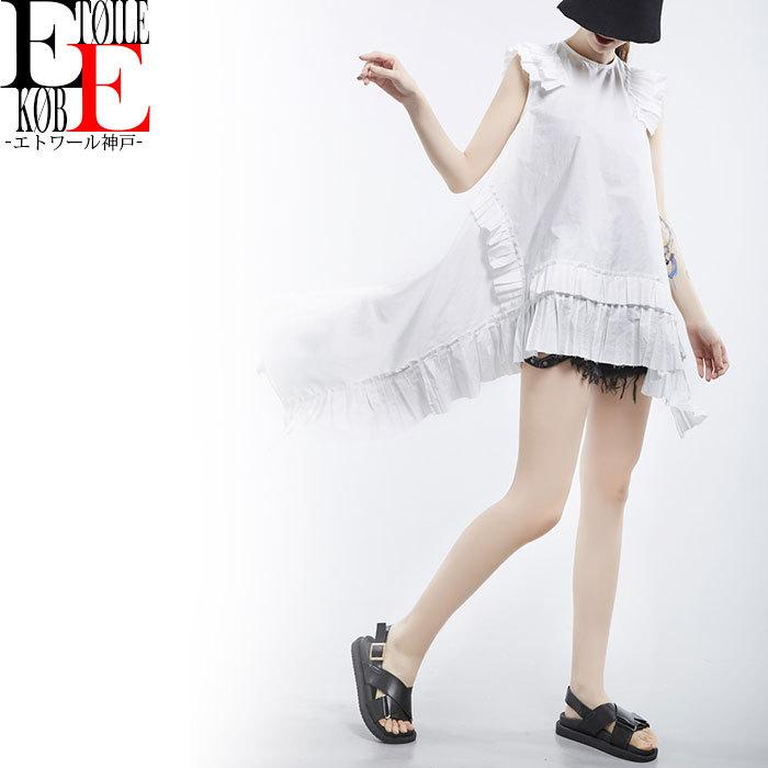 トップス ノースリーブ ショート モード系 バンギャ 服 衣装 韓国 ファッション 白 黒 N05md2 008r エトワール神戸 通販 Yahoo ショッピング